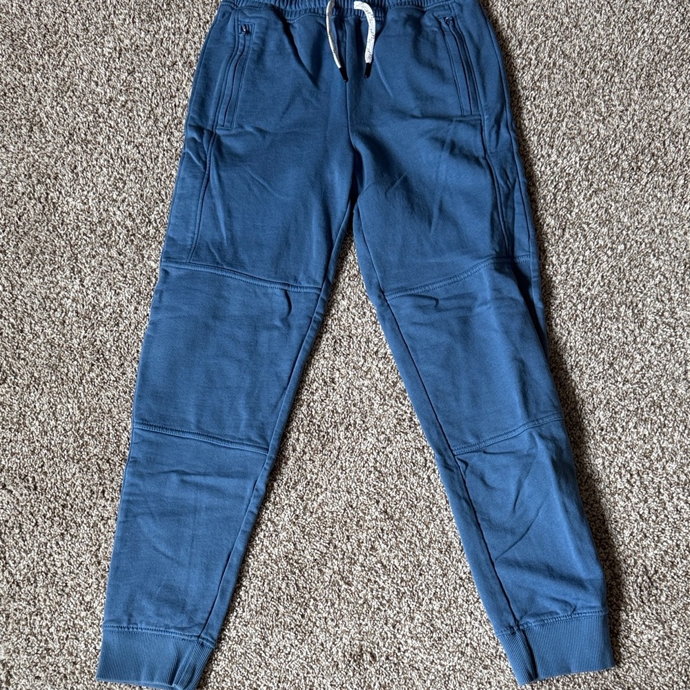 Hanna Andersson Light Blue Knit Waistband Pants
